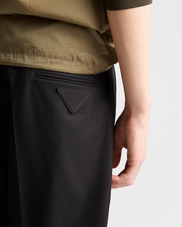 Bermuda in cotone - Nero Bermuda in cotone - Nero