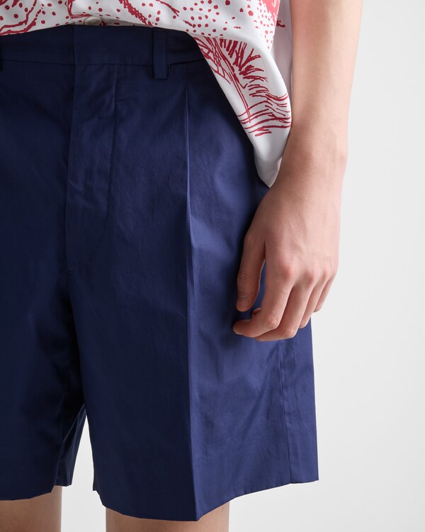 Cotton Bermudas - 네이비 Cotton Bermudas - 네이비