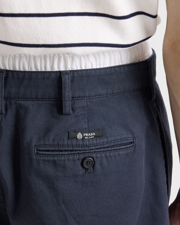 Cotton Bermudas - Navy Cotton Bermudas - Navy