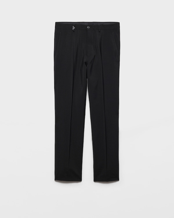 Mohair wool pants - Black Mohair wool pants - Black