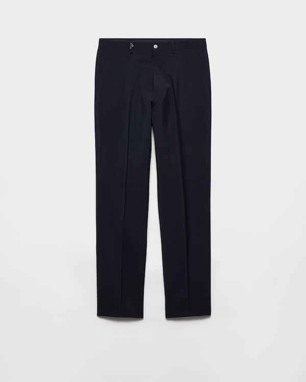 Mohair wool pants - Navy Mohair wool pants - Navy
