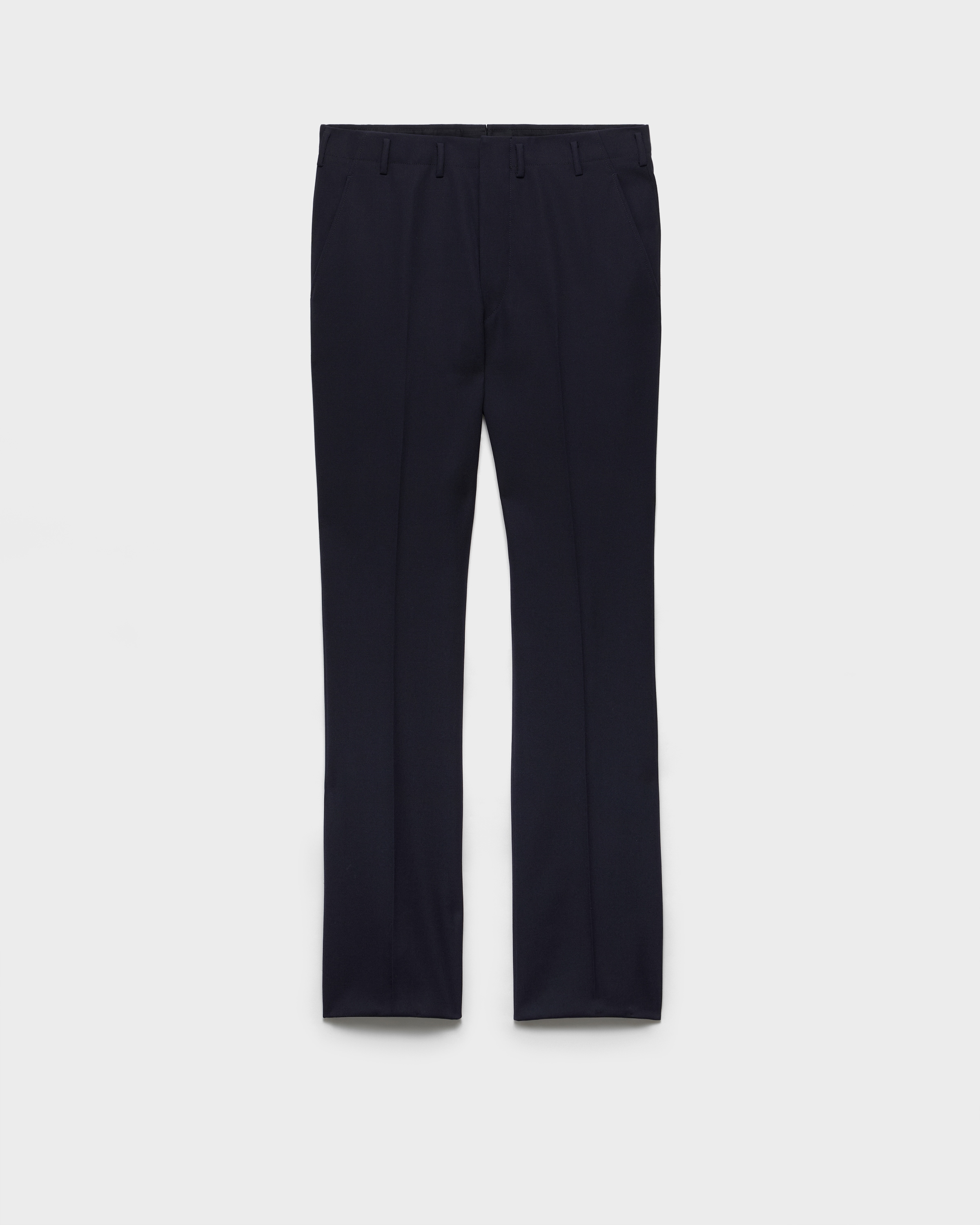 パンツ PRADA 18SS Dark Navy Wool Slacks Navy Wool Pants | PRADA - United States