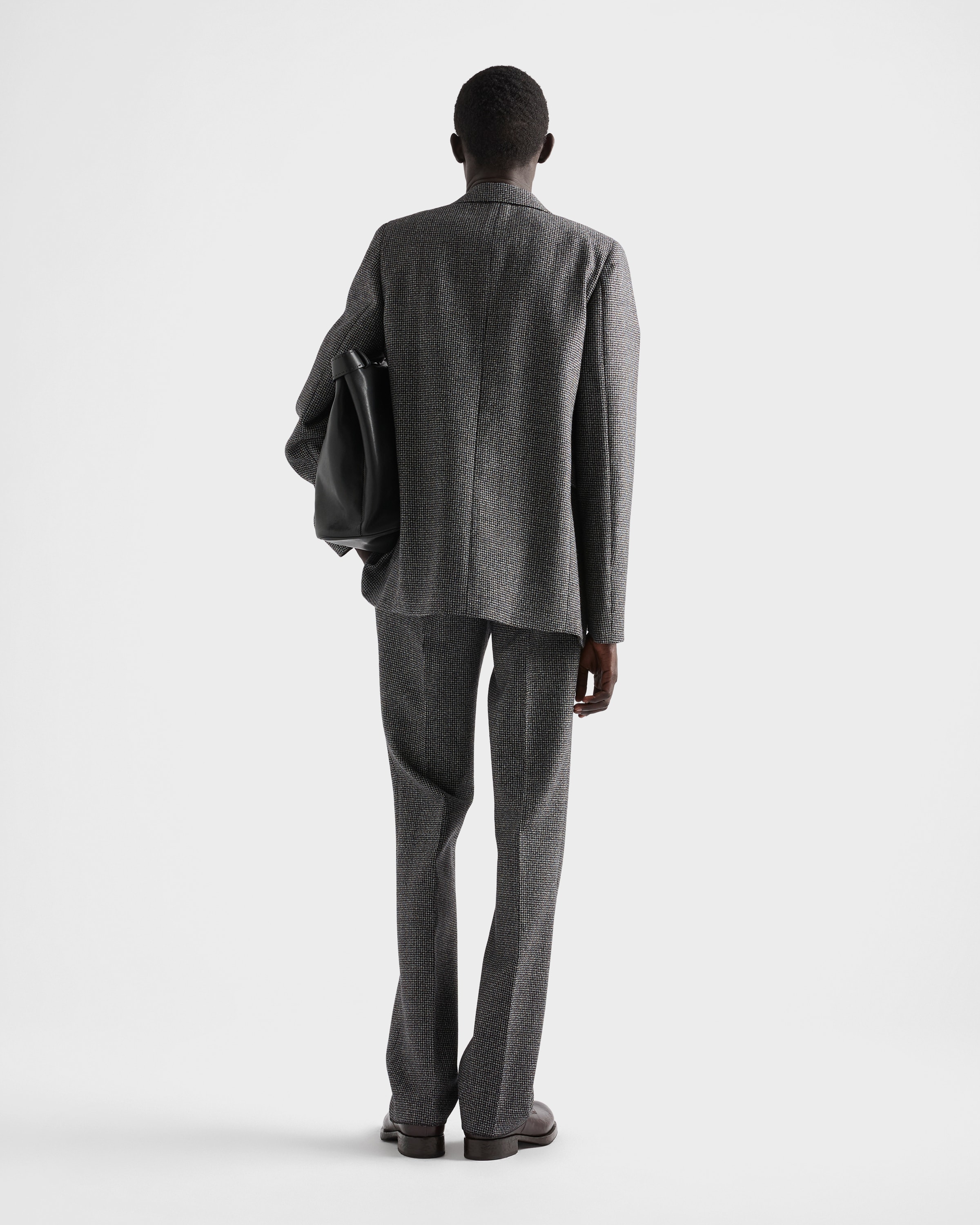 Slate Gray Wool Pants | PRADA - United States