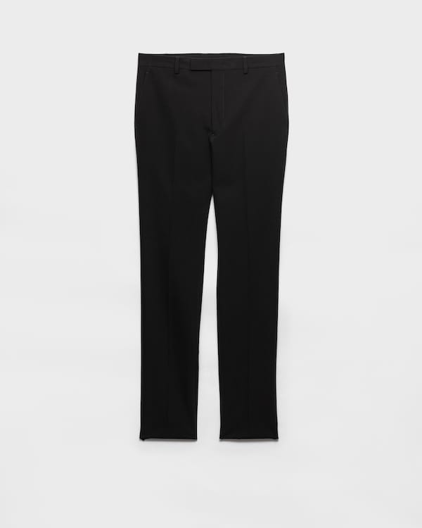 Stretch technical fabric pants - Black Stretch technical fabric pants - Black