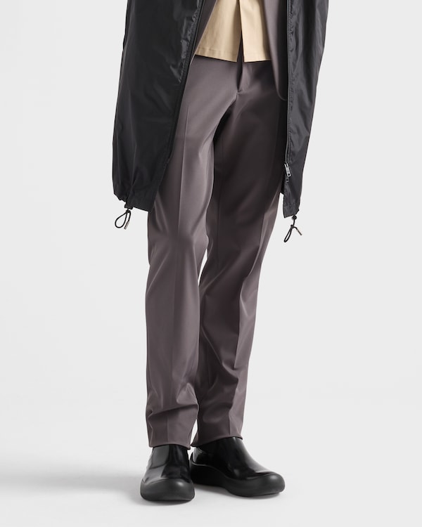 Stretch technical fabric pants - Hematita Stretch technical fabric pants - Hematita