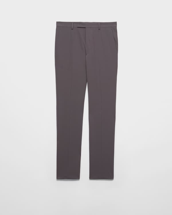 Stretch technical fabric pants - Hematita Stretch technical fabric pants - Hematita