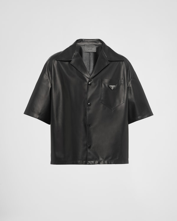 Black Nappa leather shirt | PRADA