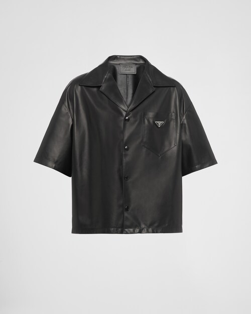Prada 納帕軟皮恤衫 1