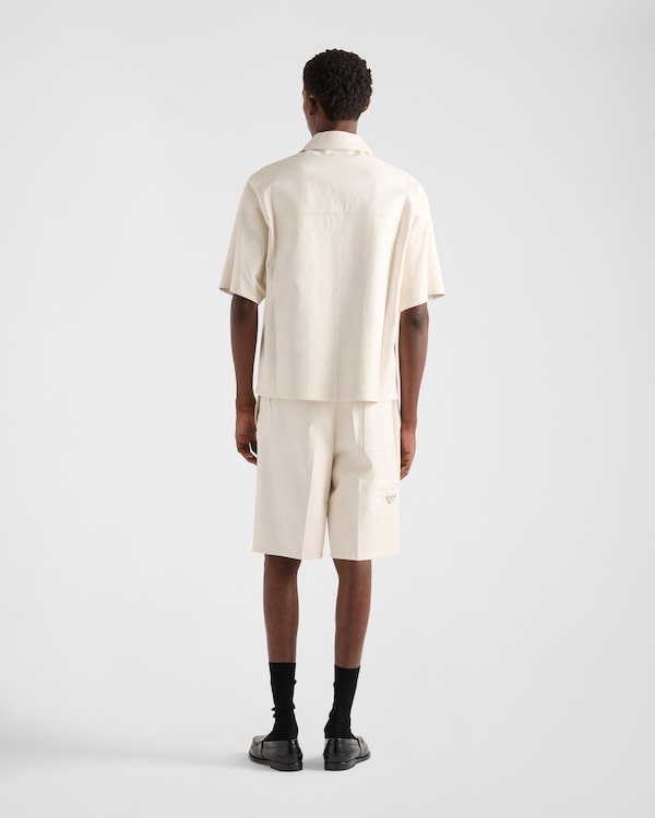 Chemise en cuir nappa Chemise en cuir nappa