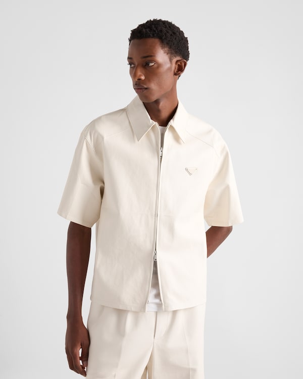 Chemise en cuir nappa Chemise en cuir nappa