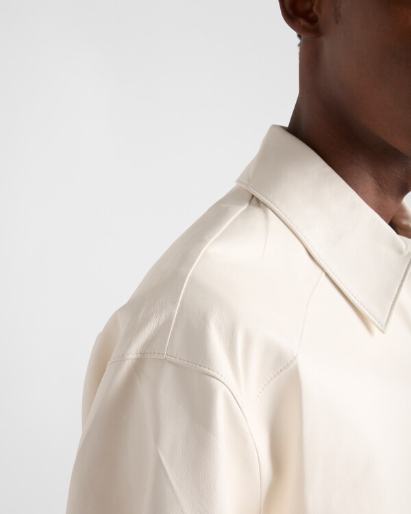 Chemise en cuir nappa Chemise en cuir nappa
