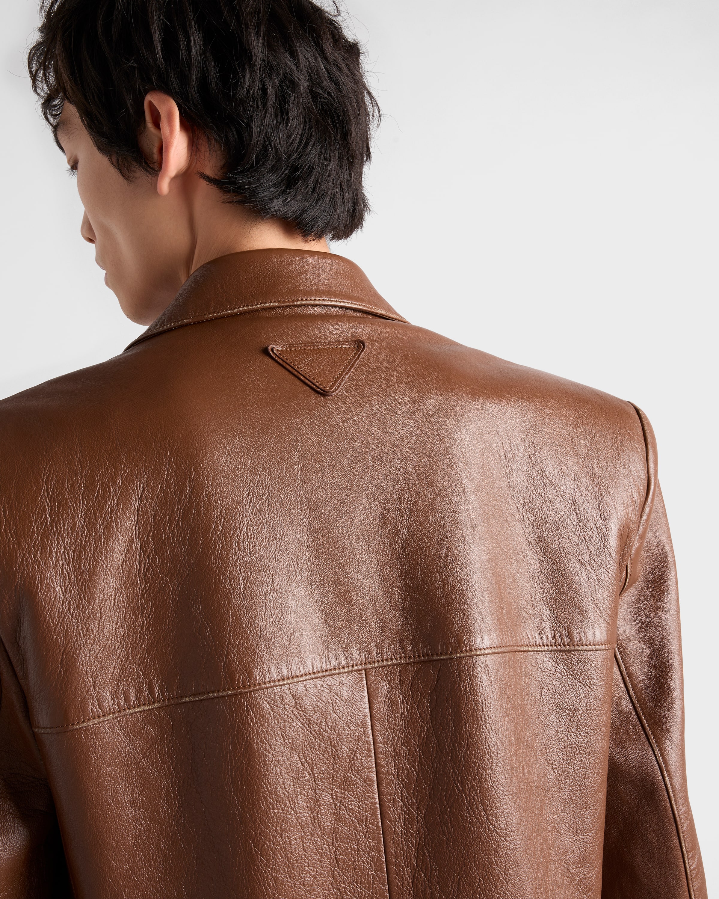 Brandy Nappa leather jacket | PRADA