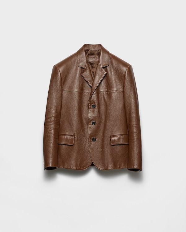 Brandy Nappa leather jacket | PRADA