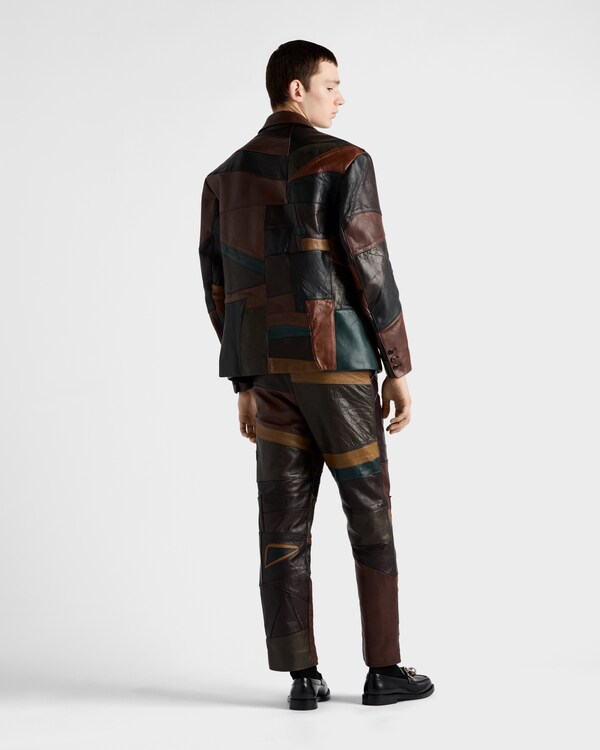 Patchwork leather jacket Patchwork leather jacket