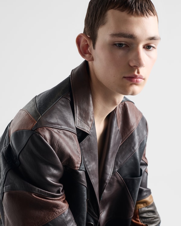 Patchwork leather jacket Patchwork leather jacket