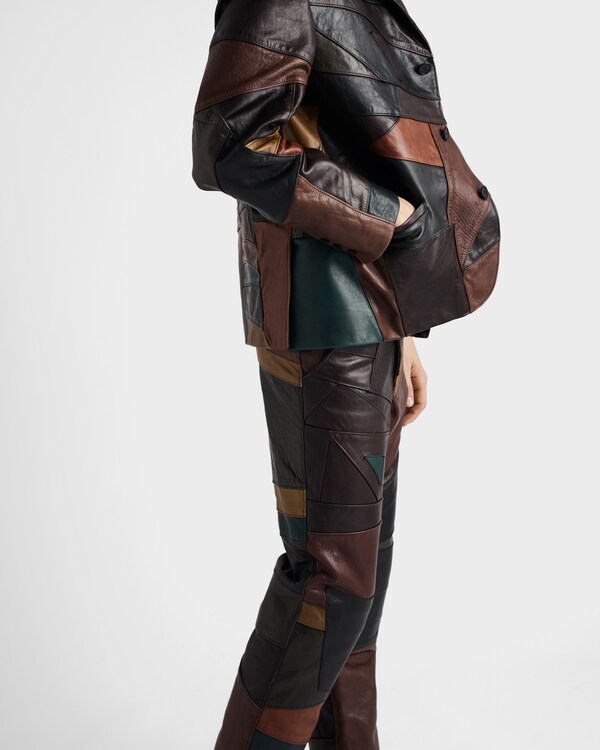 Patchwork leather jacket Patchwork leather jacket