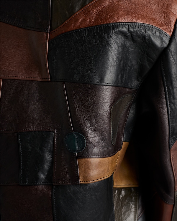 Patchwork leather jacket Patchwork leather jacket