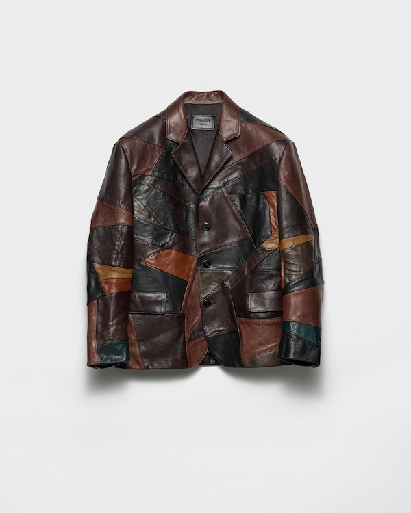 Patchwork leather jacket Patchwork leather jacket