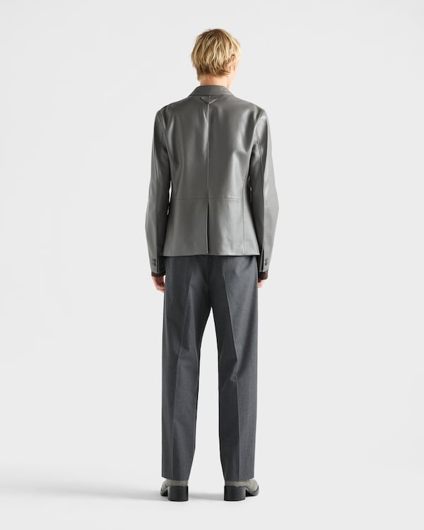 Nappa leather jacket - Grey Nappa leather jacket - Grey