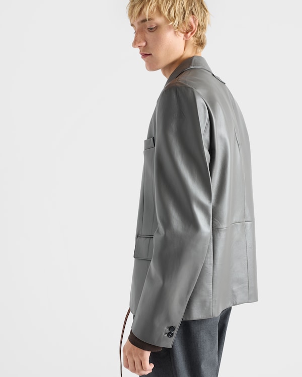 Nappa leather jacket - Grey Nappa leather jacket - Grey