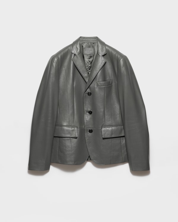 Nappa leather jacket - Grey Nappa leather jacket - Grey