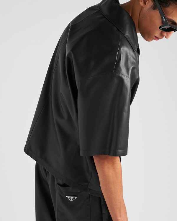 Bermudas aus Nappa-Leder Bermudas aus Nappa-Leder