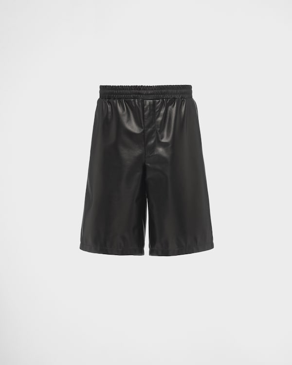 Bermudas aus Nappa-Leder Bermudas aus Nappa-Leder