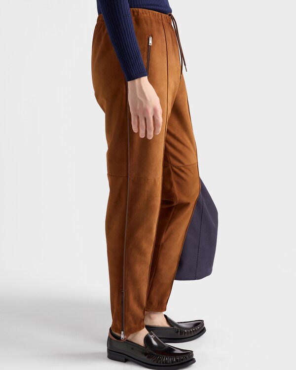 Suede joggers Suede joggers