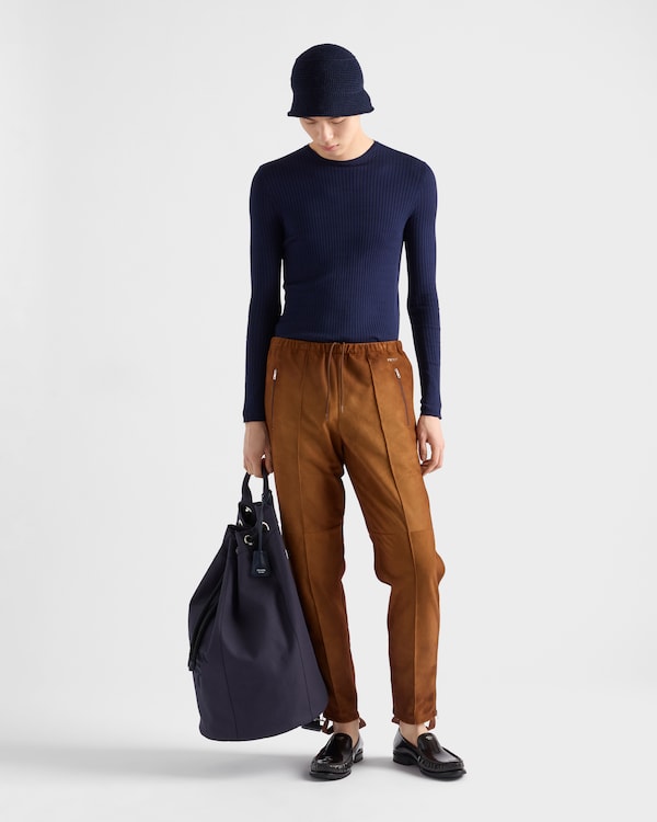 Suede joggers Suede joggers