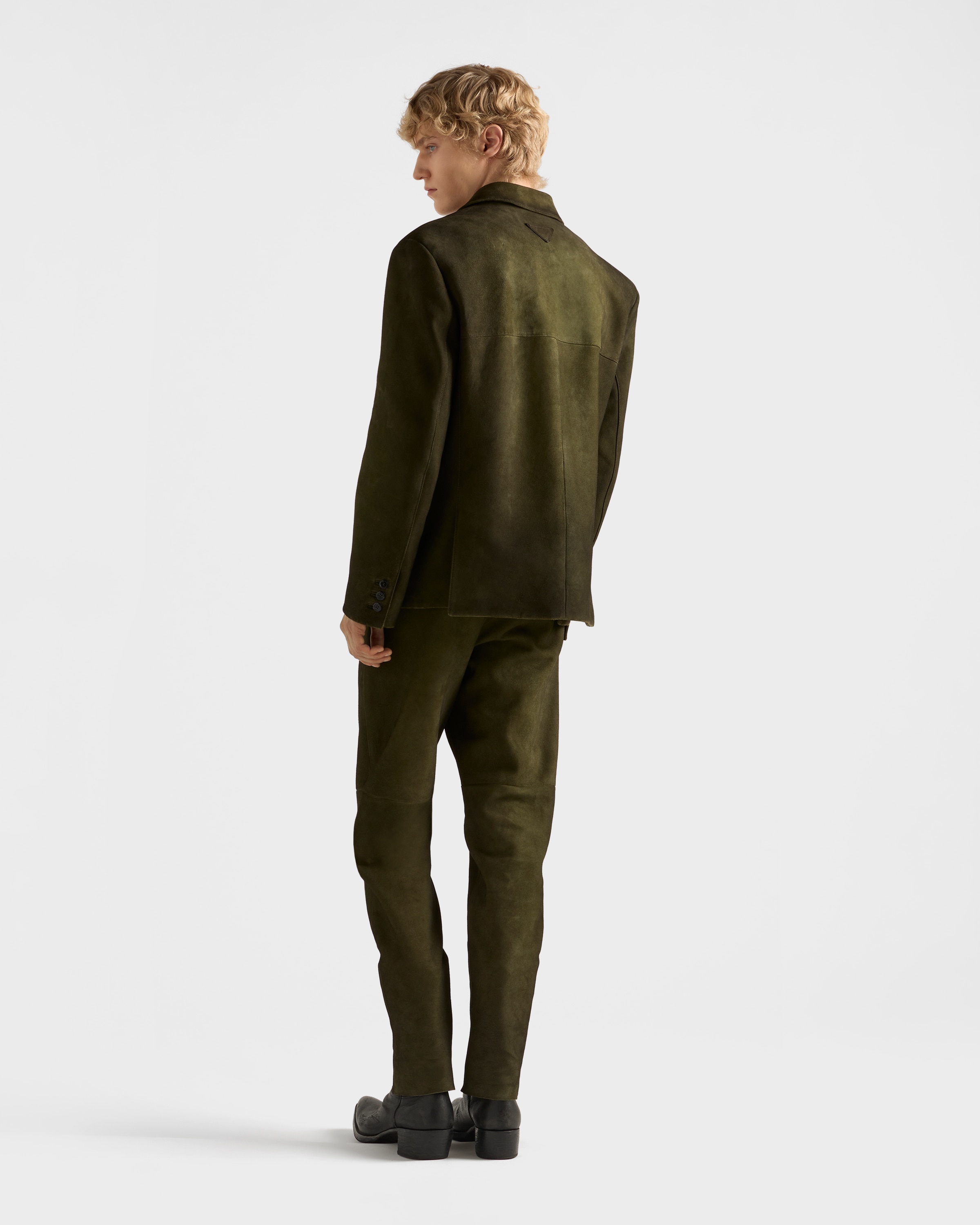 Suede pants