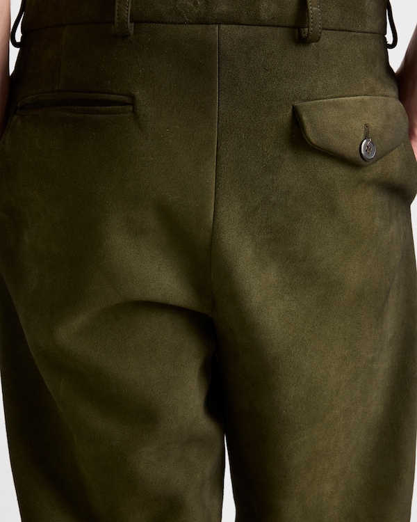 Pantalones de ante - Verde Bosque Pantalones de ante - Verde Bosque