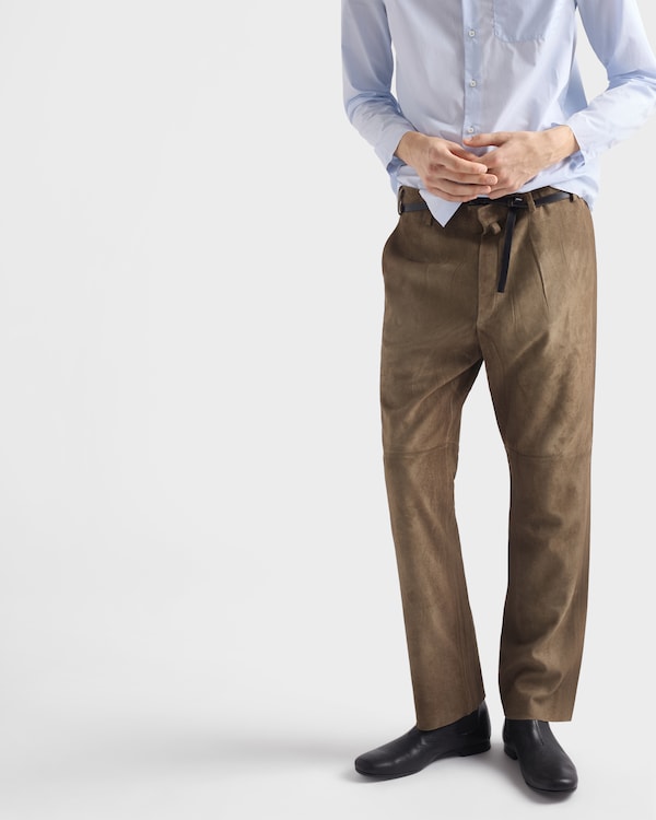 Suede pants - Smoky Gray Suede pants - Smoky Gray