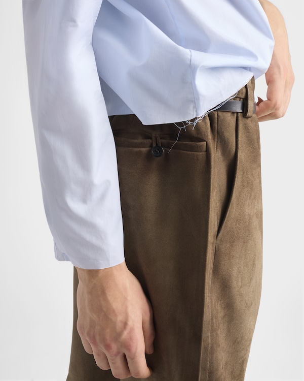 Suede pants - Smoky Gray Suede pants - Smoky Gray