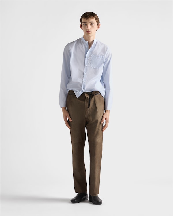 Suede pants - Smoky Gray Suede pants - Smoky Gray