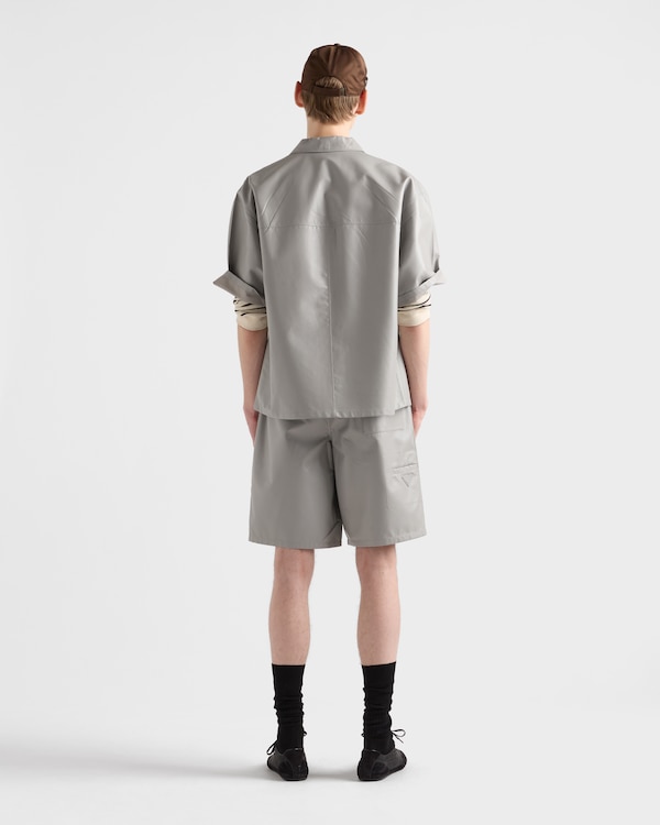 Leather Bermudas - Granite Gray Leather Bermudas - Granite Gray