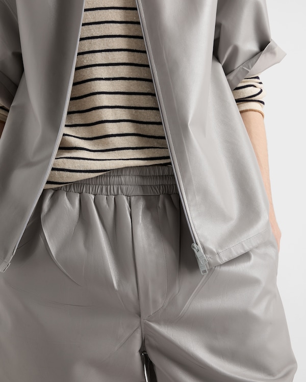 Leather Bermudas - Granite Gray Leather Bermudas - Granite Gray