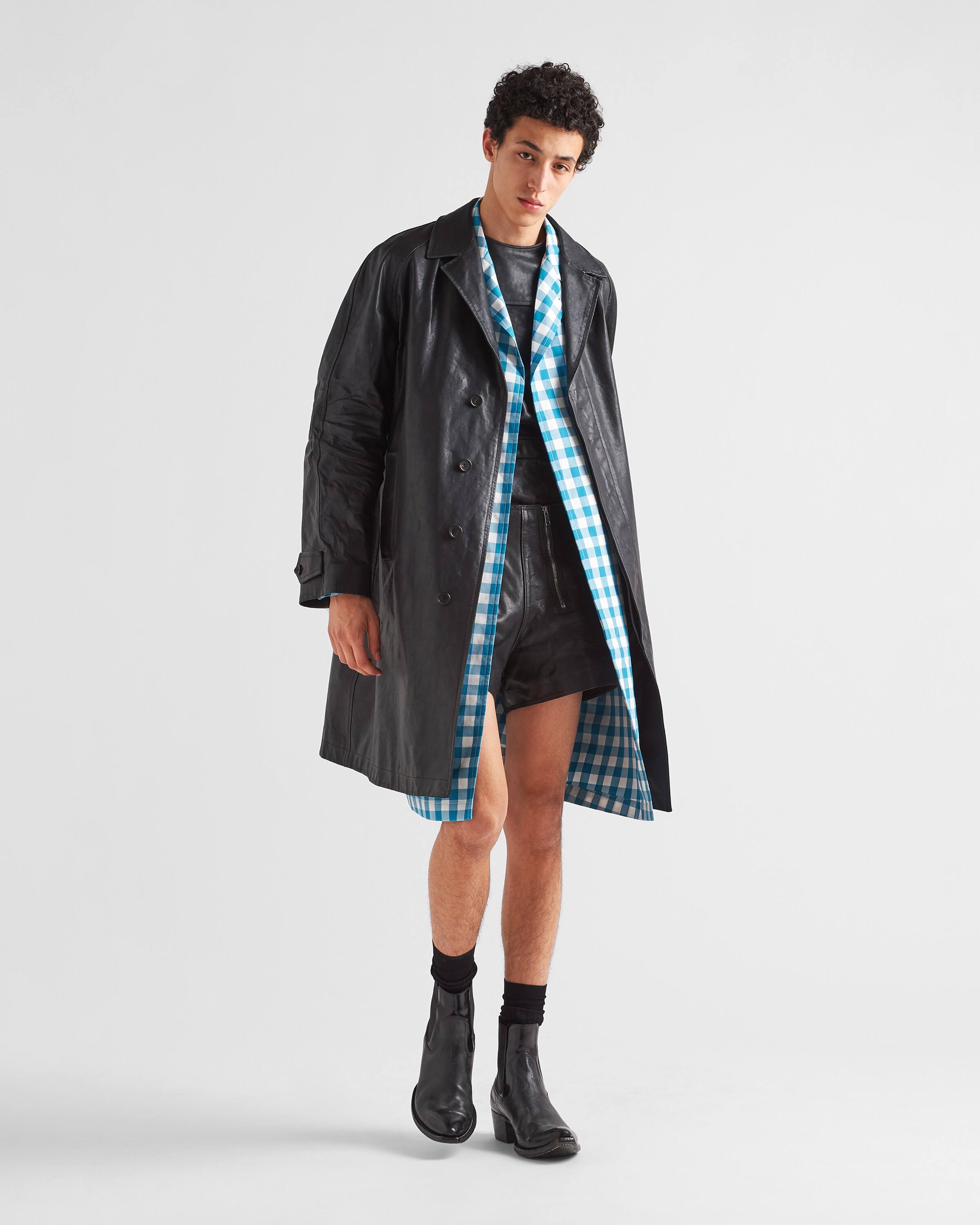 Prada Leather coat 2