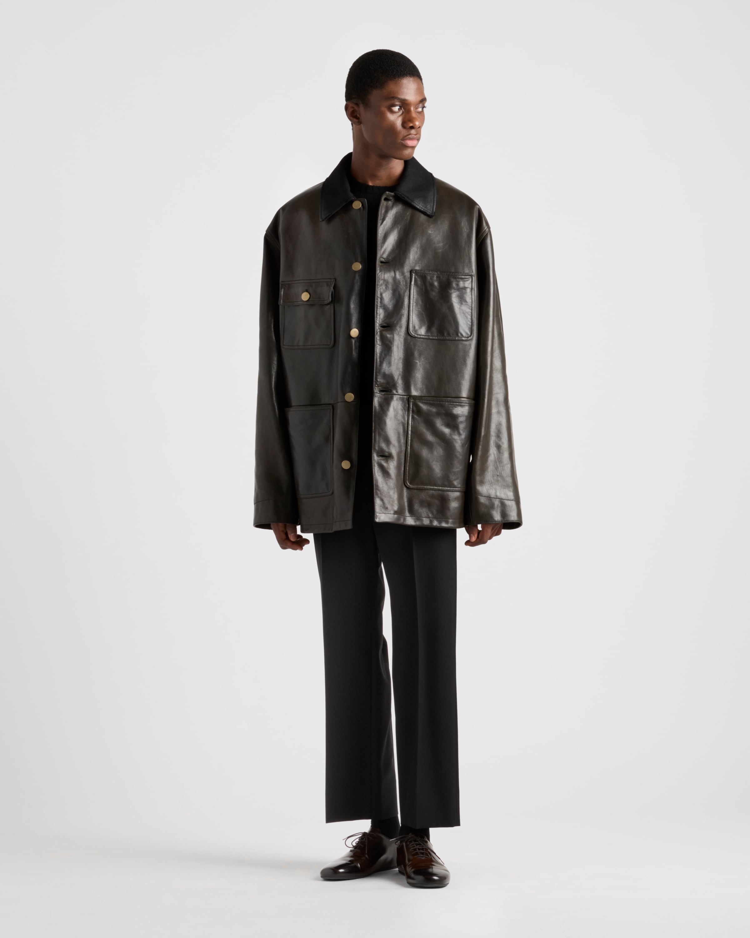 ジャケット・アウター Prada sports leather riders jacket 38 UPS651_15NA_F0393_S_OOO_MDF.jpg