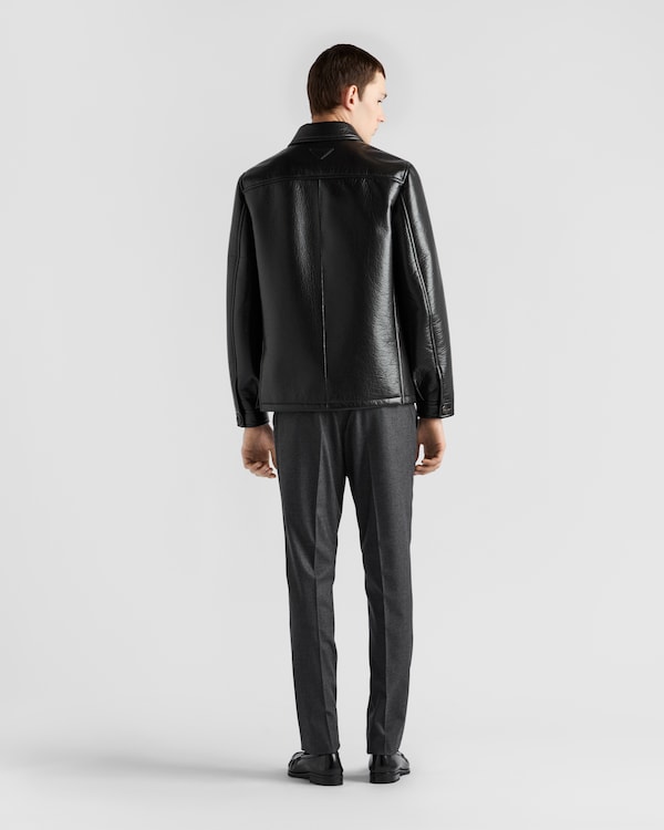 Nappa leather caban jacket Nappa leather caban jacket