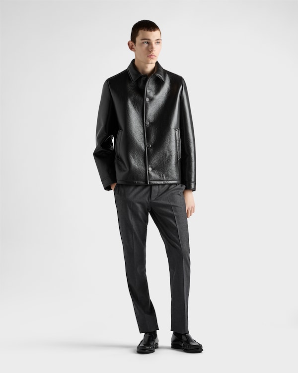 Nappa leather caban jacket Nappa leather caban jacket