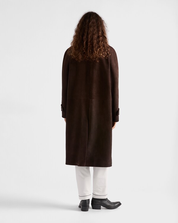 Suede coat - Dark Brown Suede coat - Dark Brown