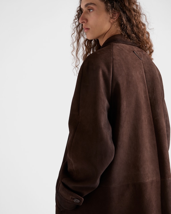 Suede coat - Dark Brown Suede coat - Dark Brown