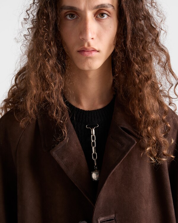 Suede coat - Dark Brown Suede coat - Dark Brown