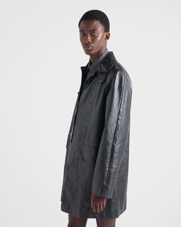 Leather coat - Black Leather coat - Black