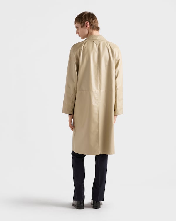 Nappa leather coat - Desert Beige Nappa leather coat - Desert Beige