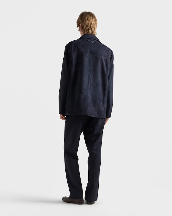 Chaquetón de ante - Azul Báltico Chaquetón de ante - Azul Báltico