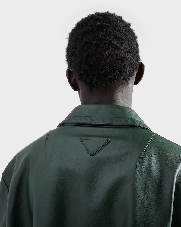 Leather coat