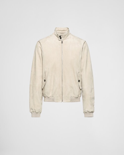 Prada Suede bomber jacket 1