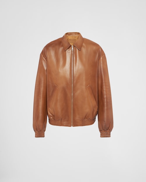 Prada Bomber oversize en cuir nappa 1