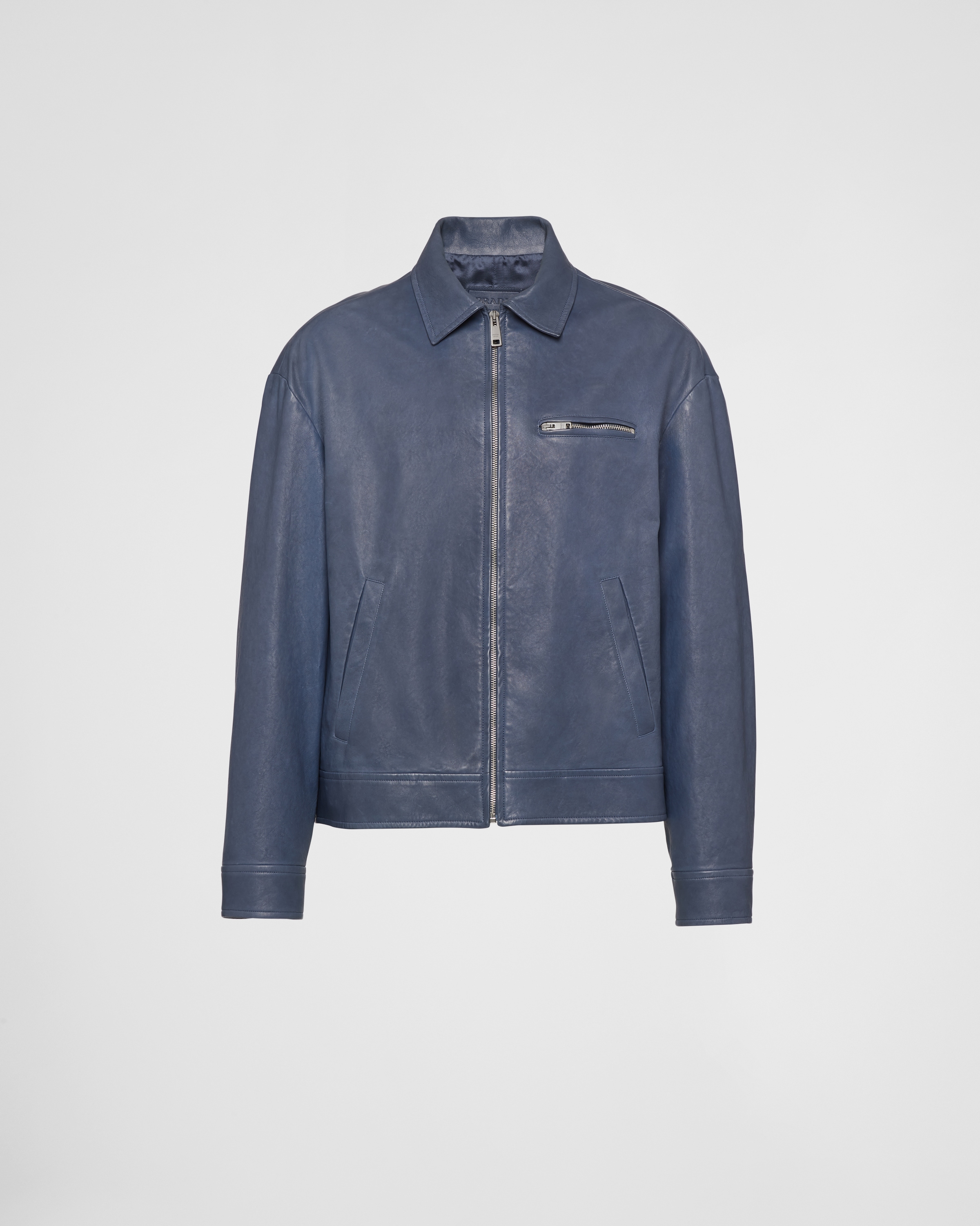 Prada leather on sale jacket price